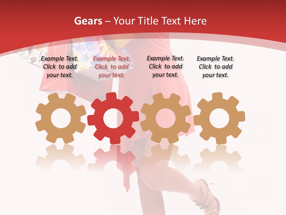 Background Girl Lady PowerPoint Template