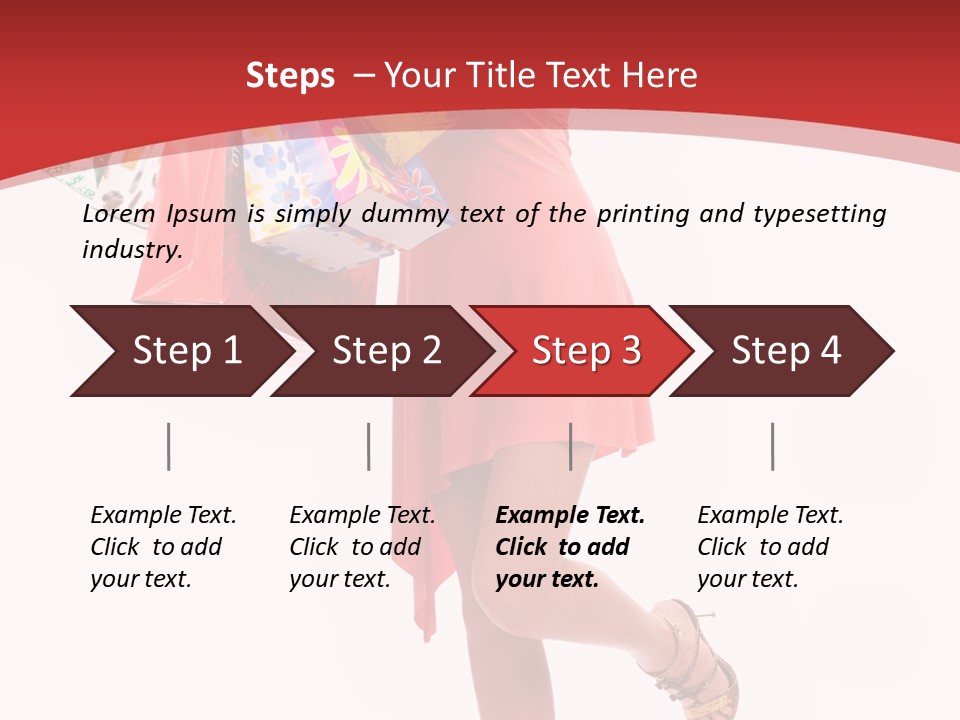 Background Girl Lady PowerPoint Template