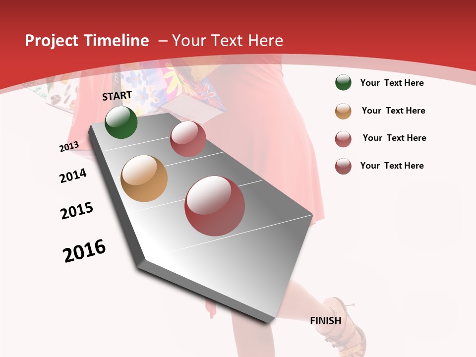 Background Girl Lady PowerPoint Template