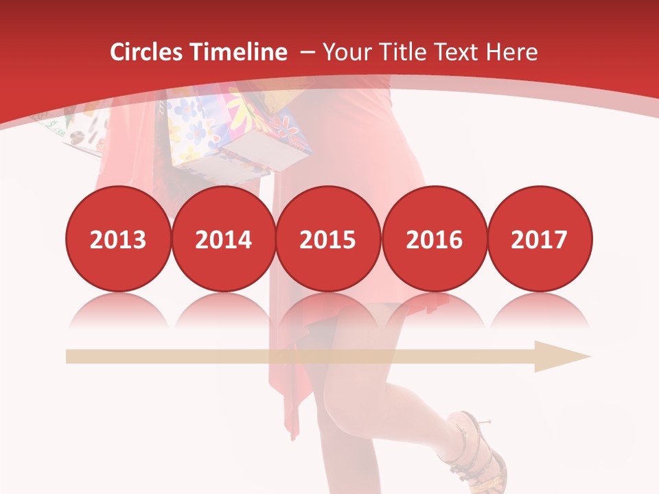 Background Girl Lady PowerPoint Template