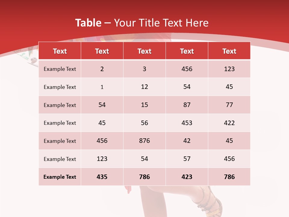 Background Girl Lady PowerPoint Template