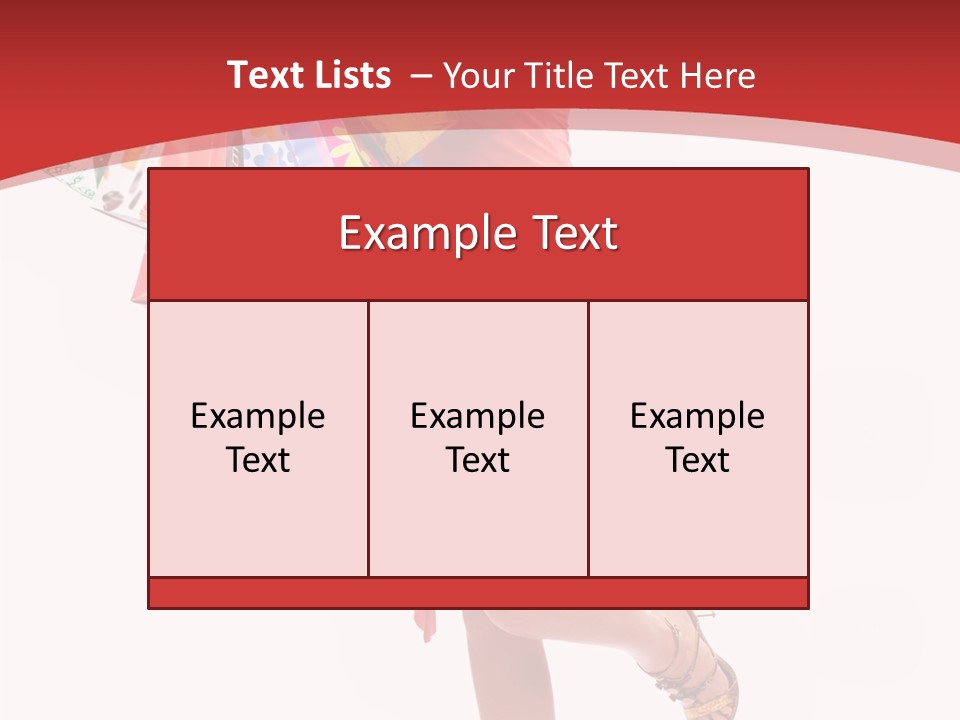 Background Girl Lady PowerPoint Template