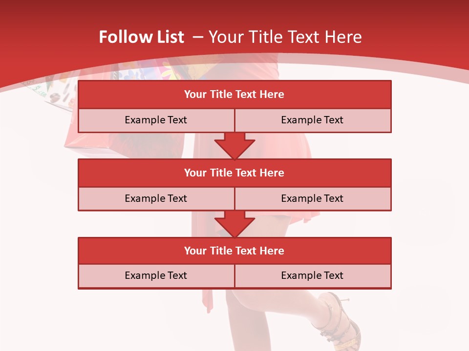 Background Girl Lady PowerPoint Template