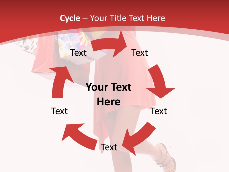 Background Girl Lady PowerPoint Template