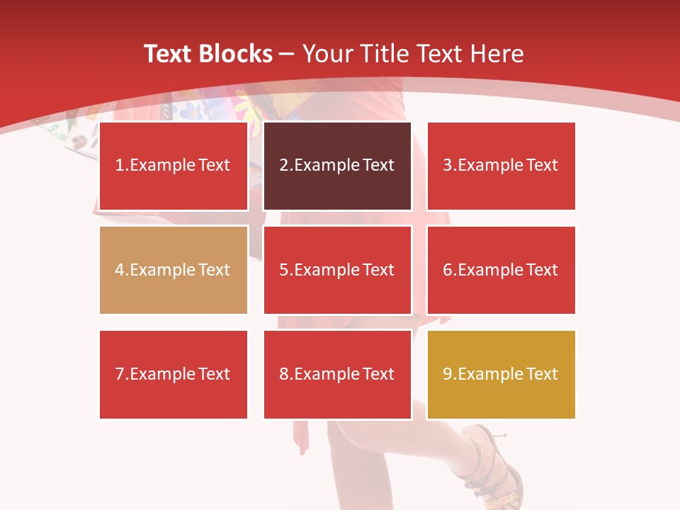 Background Girl Lady PowerPoint Template