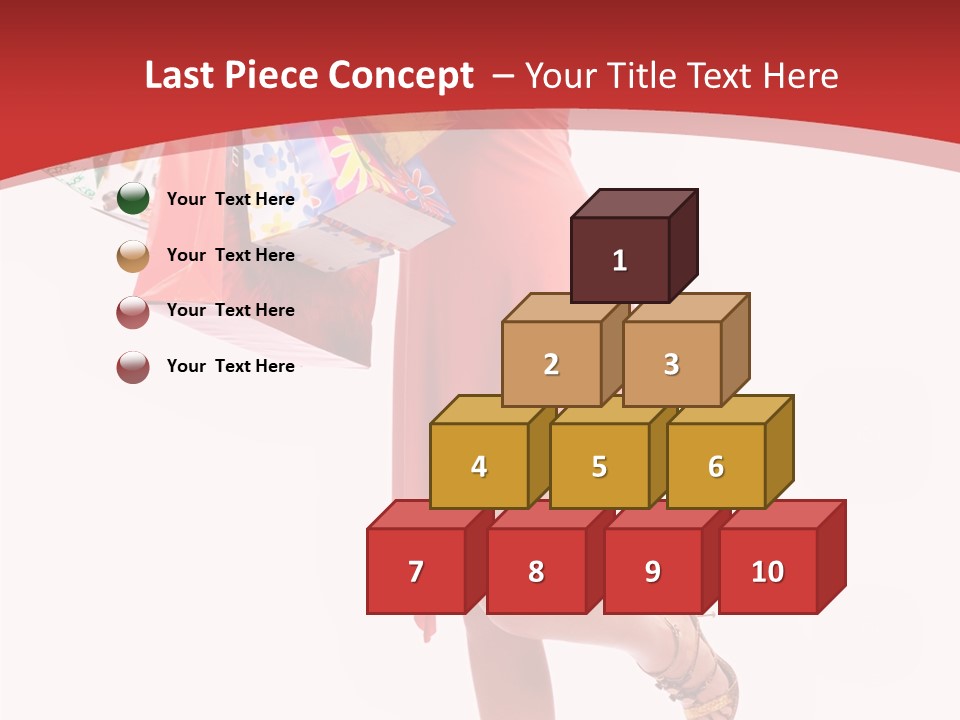 Background Girl Lady PowerPoint Template