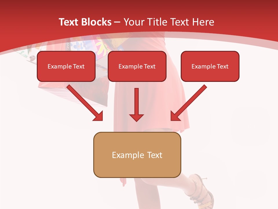 Background Girl Lady PowerPoint Template