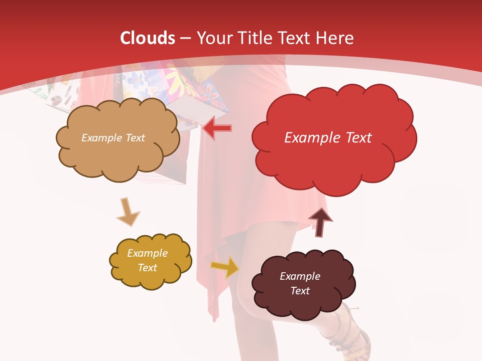 Background Girl Lady PowerPoint Template