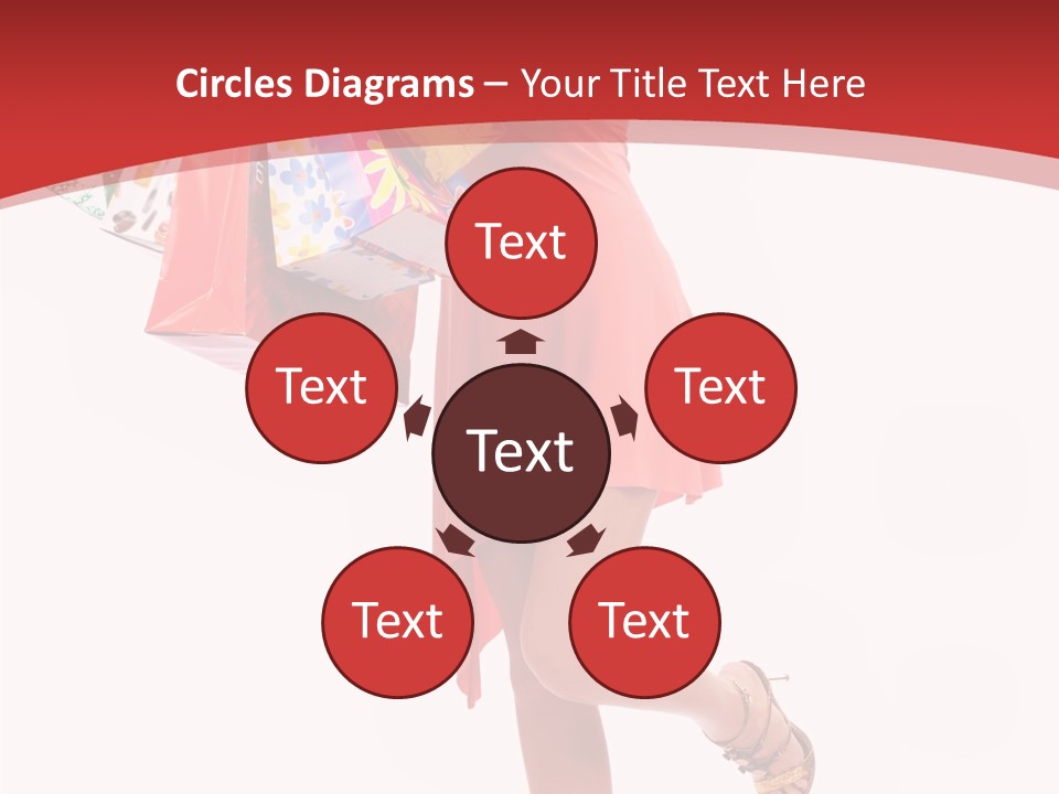 Background Girl Lady PowerPoint Template