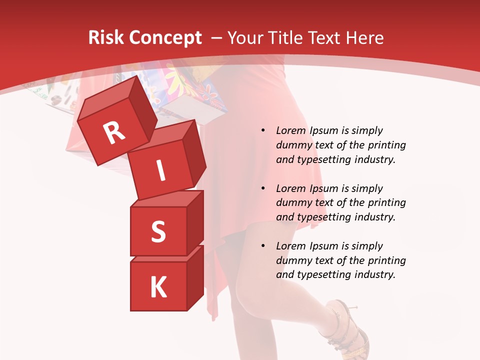 Background Girl Lady PowerPoint Template