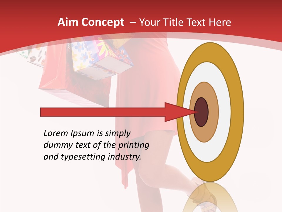 Background Girl Lady PowerPoint Template