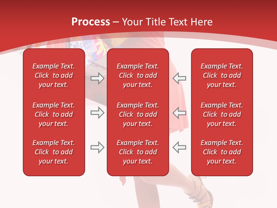 Background Girl Lady PowerPoint Template