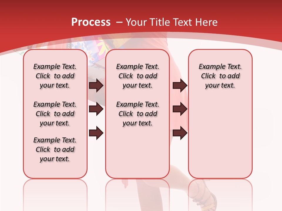 Background Girl Lady PowerPoint Template
