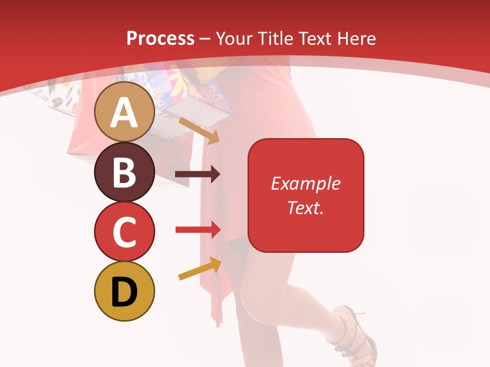 Background Girl Lady PowerPoint Template