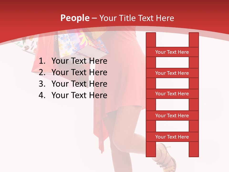 Background Girl Lady PowerPoint Template