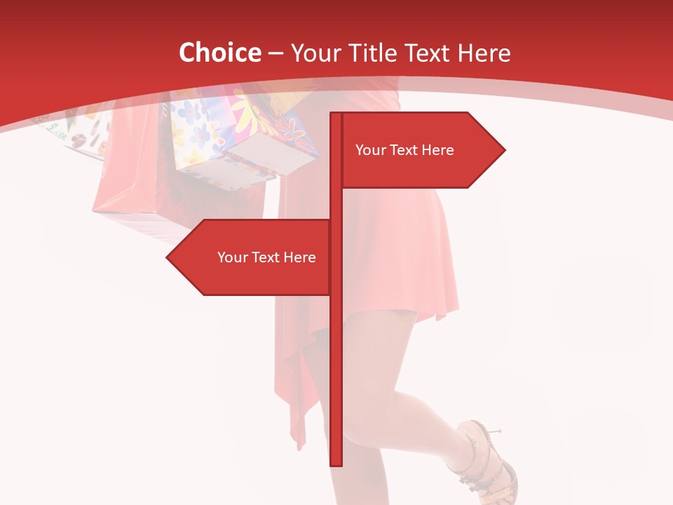 Background Girl Lady PowerPoint Template