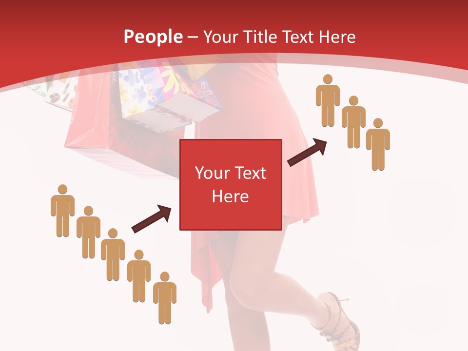 Background Girl Lady PowerPoint Template