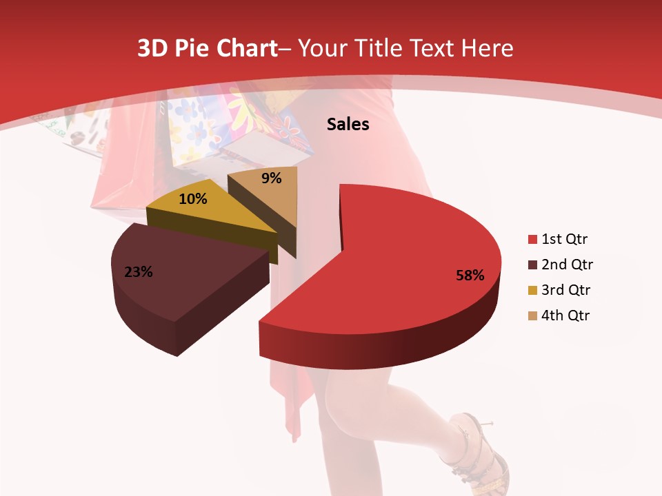 Background Girl Lady PowerPoint Template