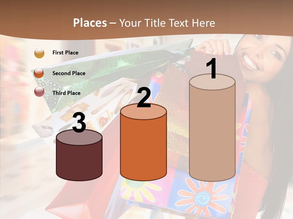 Lady White Fashion PowerPoint Template