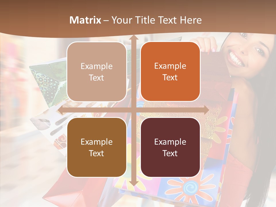 Lady White Fashion PowerPoint Template