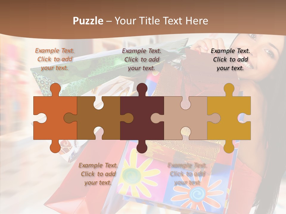 Lady White Fashion PowerPoint Template