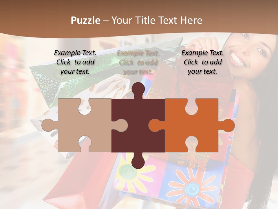 Lady White Fashion PowerPoint Template