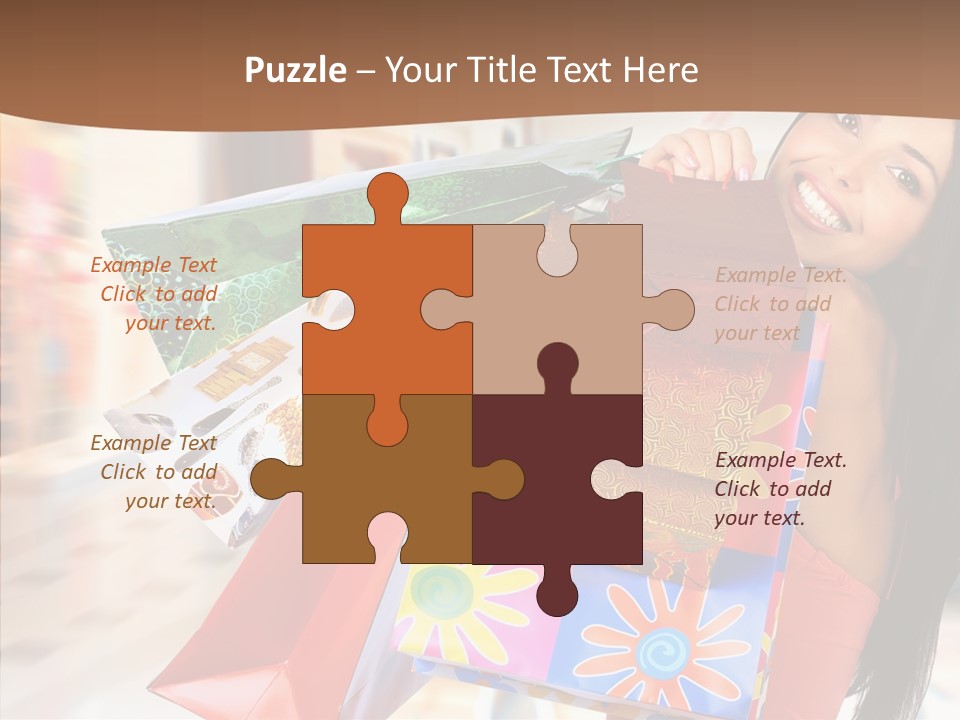 Lady White Fashion PowerPoint Template