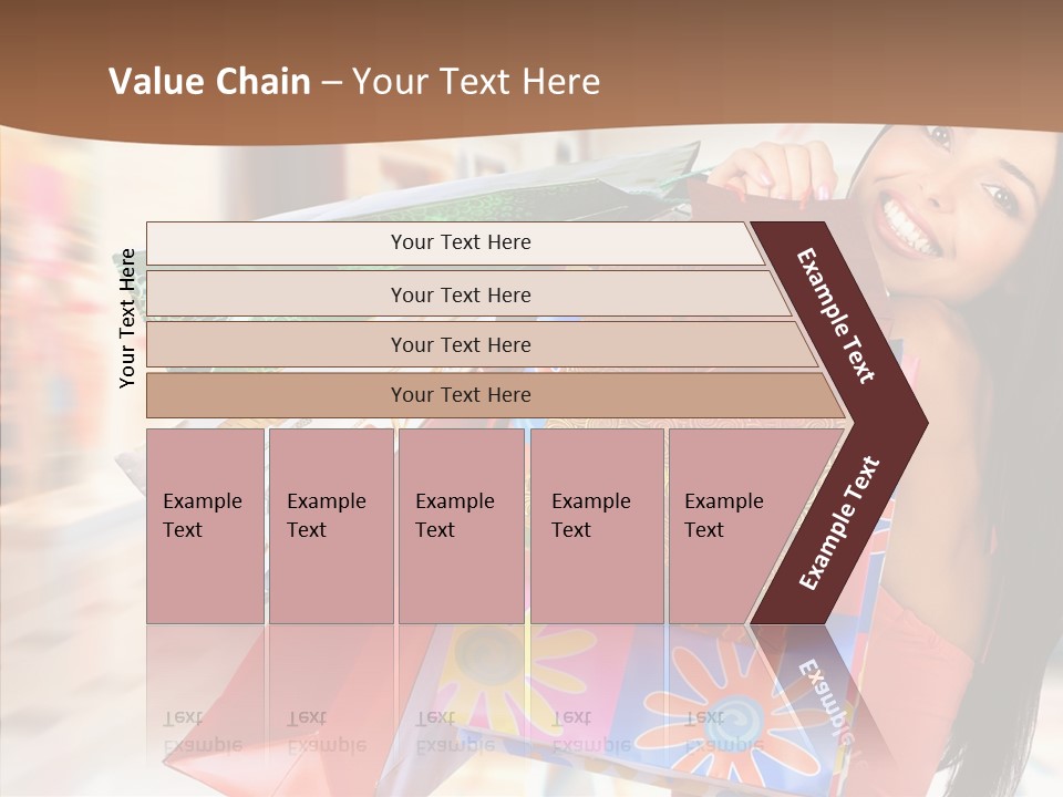 Lady White Fashion PowerPoint Template