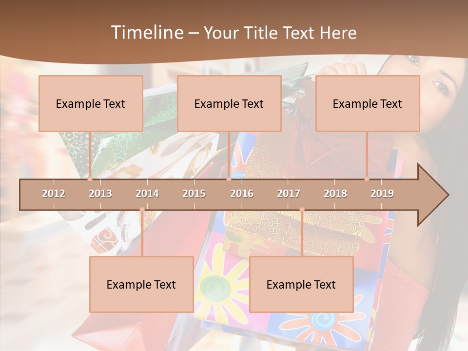 Lady White Fashion PowerPoint Template