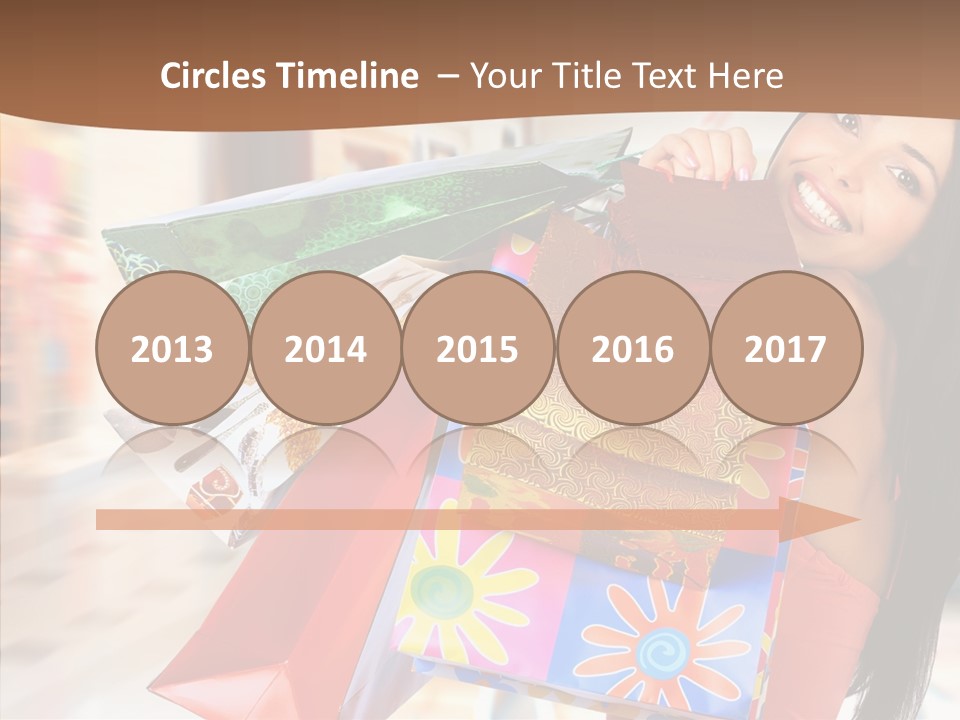 Lady White Fashion PowerPoint Template