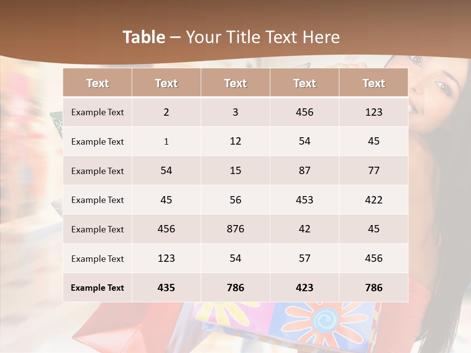 Lady White Fashion PowerPoint Template