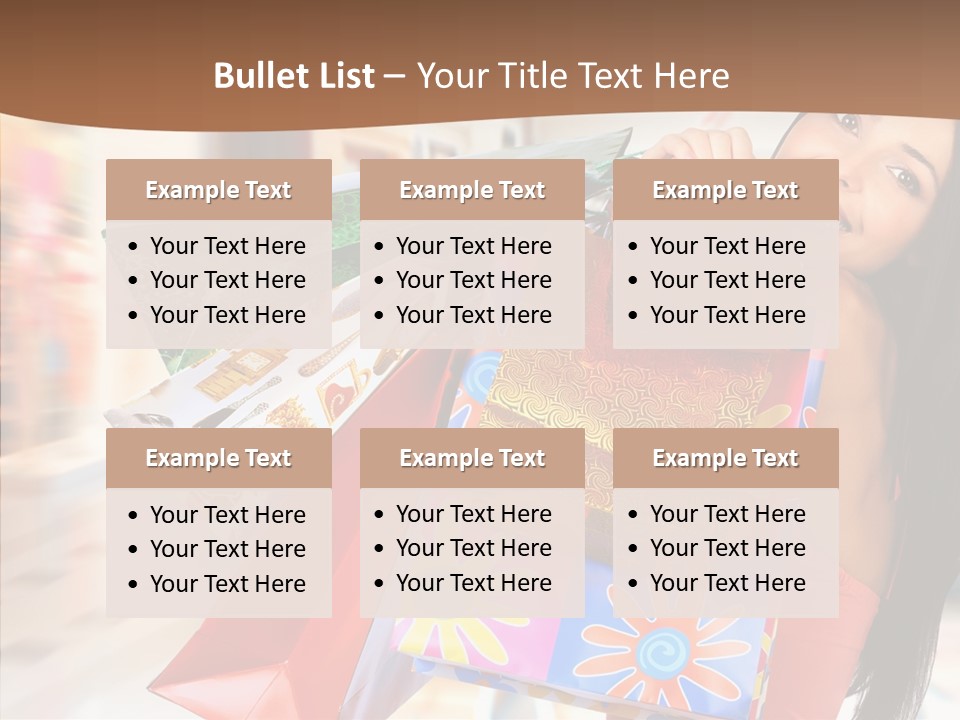 Lady White Fashion PowerPoint Template