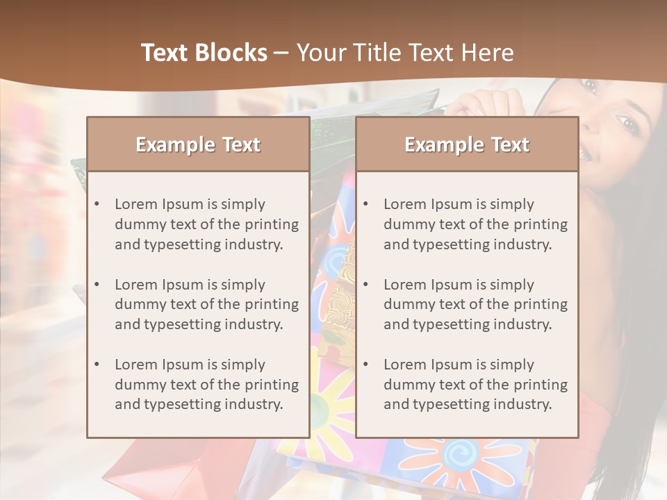 Lady White Fashion PowerPoint Template