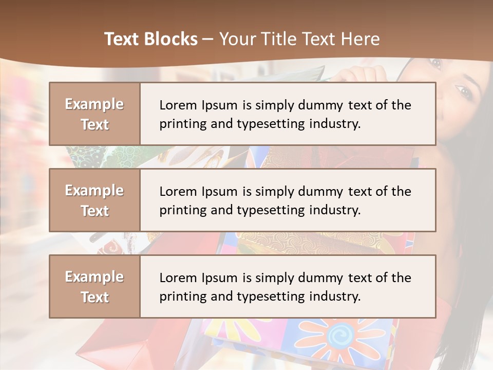 Lady White Fashion PowerPoint Template