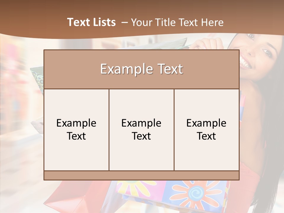 Lady White Fashion PowerPoint Template