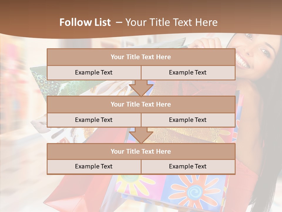 Lady White Fashion PowerPoint Template