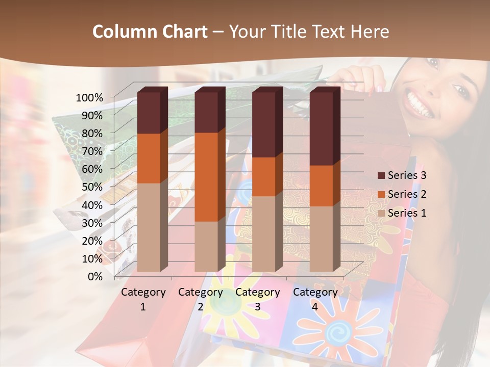 Lady White Fashion PowerPoint Template