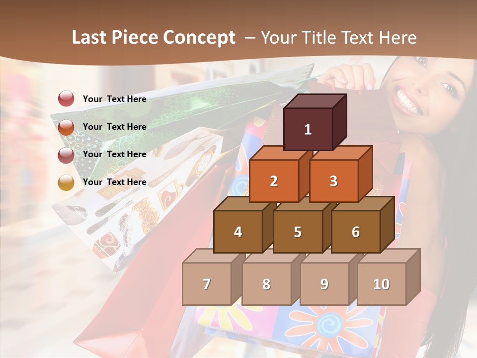 Lady White Fashion PowerPoint Template