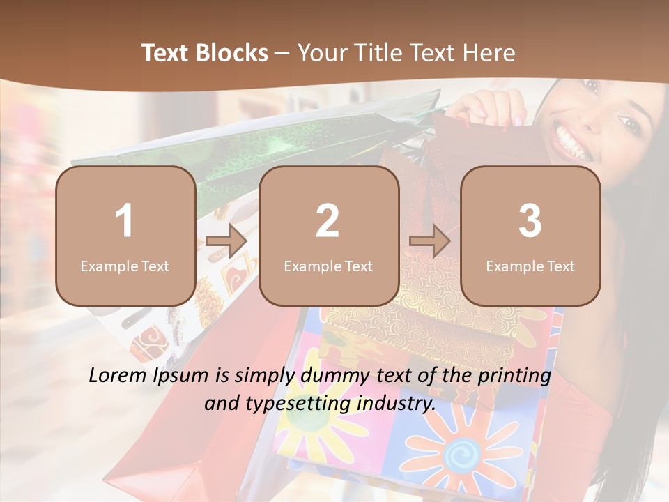 Lady White Fashion PowerPoint Template