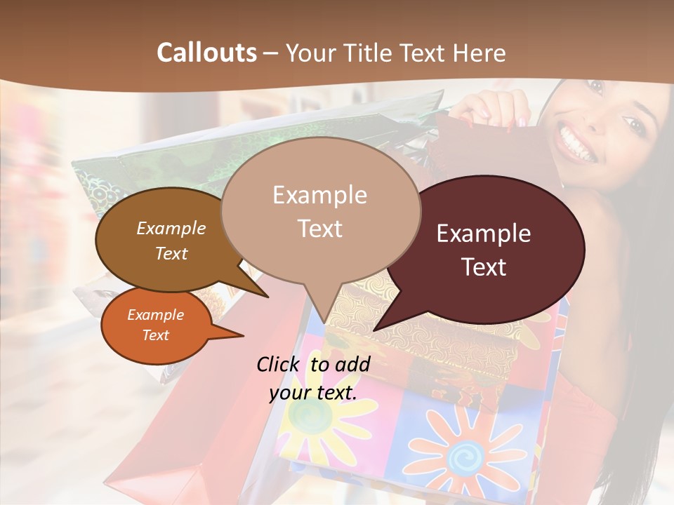 Lady White Fashion PowerPoint Template