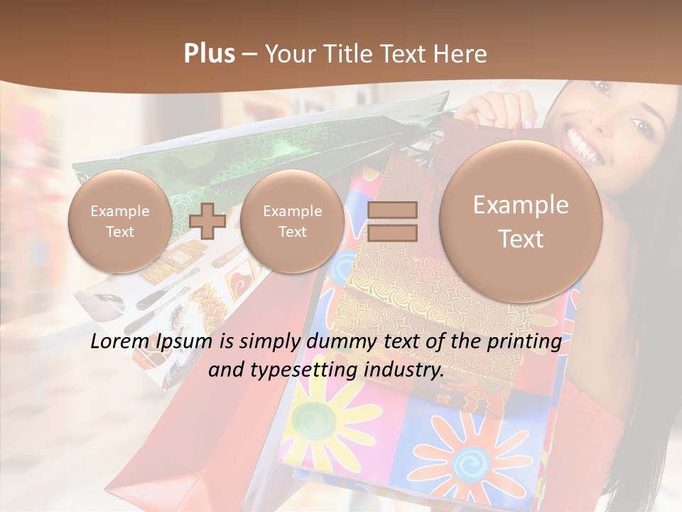 Lady White Fashion PowerPoint Template