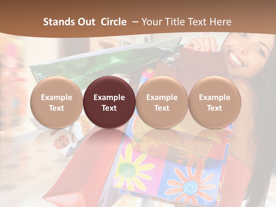 Lady White Fashion PowerPoint Template