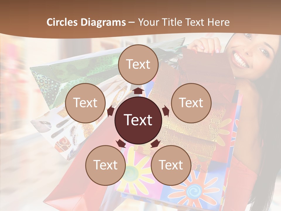 Lady White Fashion PowerPoint Template