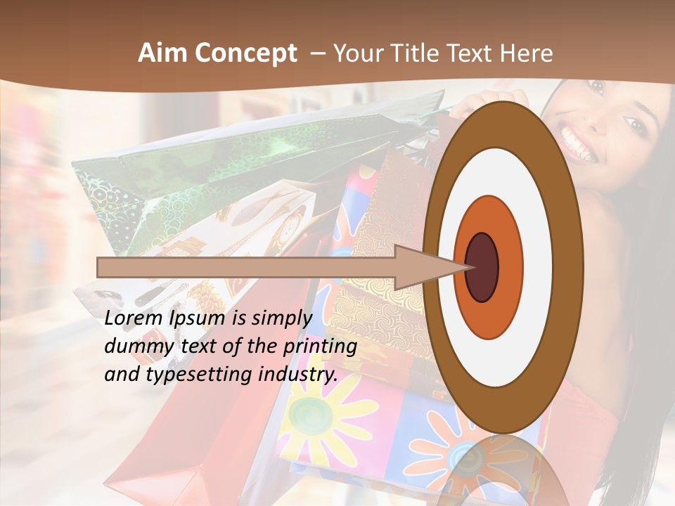 Lady White Fashion PowerPoint Template