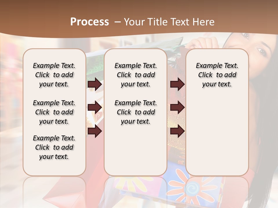 Lady White Fashion PowerPoint Template