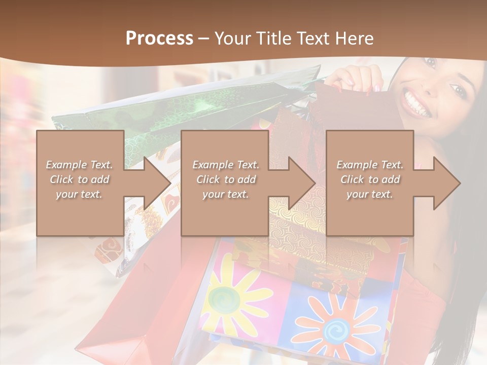 Lady White Fashion PowerPoint Template