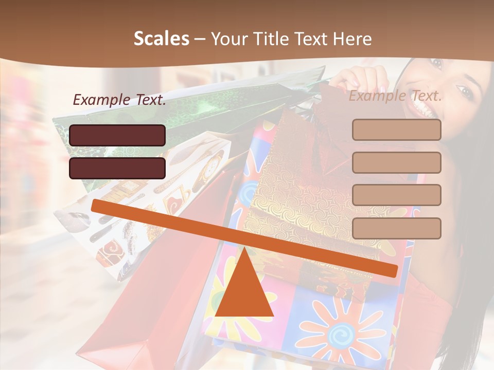 Lady White Fashion PowerPoint Template