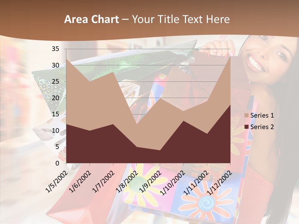 Lady White Fashion PowerPoint Template