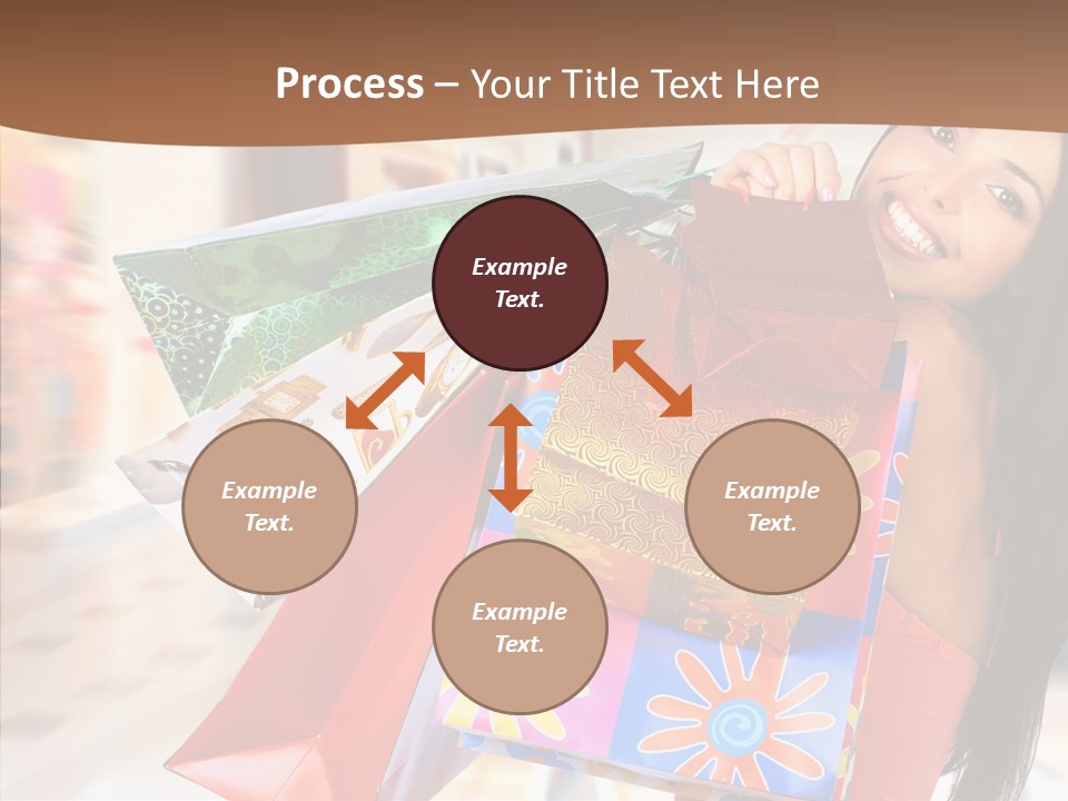 Lady White Fashion PowerPoint Template