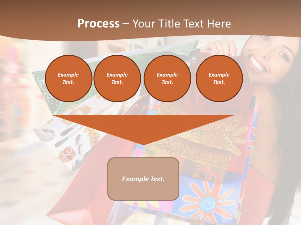 Lady White Fashion PowerPoint Template